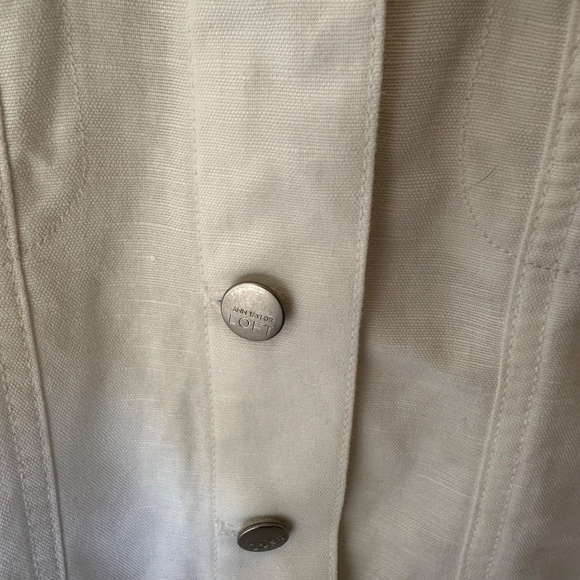 LOFT Linen Blend Jacket - Picture 6 of 7